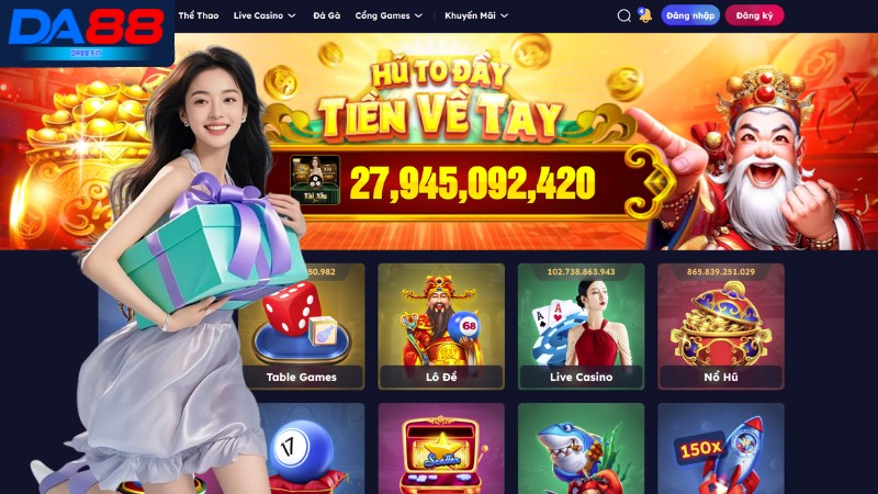 DA88 thiên đường giải trí uy tín số #1 Việt Nam