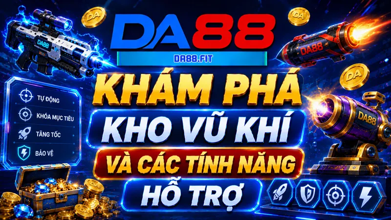 Khám phá kho vũ khí và các tính năng hỗ trợ